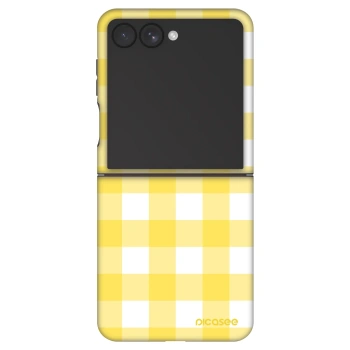 Picasee Fashion Case pentru Samsung Galaxy Z Flip7 5G - Gride lemon