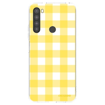 Picasee husă transparentă din silicon pentru Xiaomi Redmi Note 8 - Gride lemon