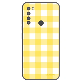 Picasee husă neagră din silicon pentru Xiaomi Redmi Note 8 - Gride lemon