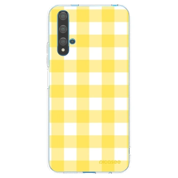 Picasee husă transparentă din silicon pentru Huawei Nova 5T - Gride lemon