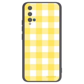 Picasee husă neagră din silicon pentru Huawei Nova 5T - Gride lemon