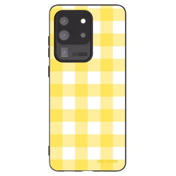 Picasee husă neagră din silicon pentru Samsung Galaxy S20 Ultra 5G G988F - Gride lemon