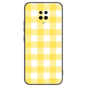 Picasee husă neagră din silicon pentru Xiaomi Redmi Note 9 Pro - Gride lemon