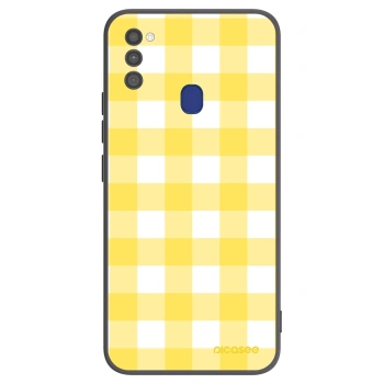 Husă pentru Samsung Galaxy M21 M215F - Gride lemon