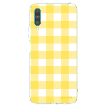 Picasee husă transparentă din silicon pentru Samsung Galaxy A30s A307F - Gride lemon