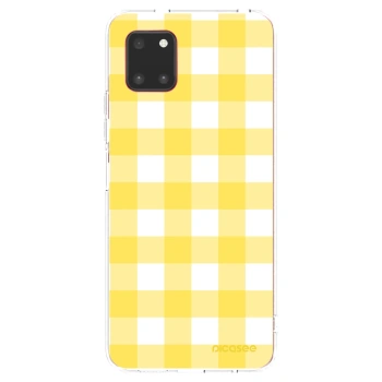 Picasee husă transparentă din silicon pentru Samsung Galaxy Note 10 Lite N770F - Gride lemon
