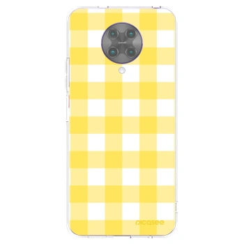 Picasee husă transparentă din silicon pentru Xiaomi Poco F2 Pro - Gride lemon