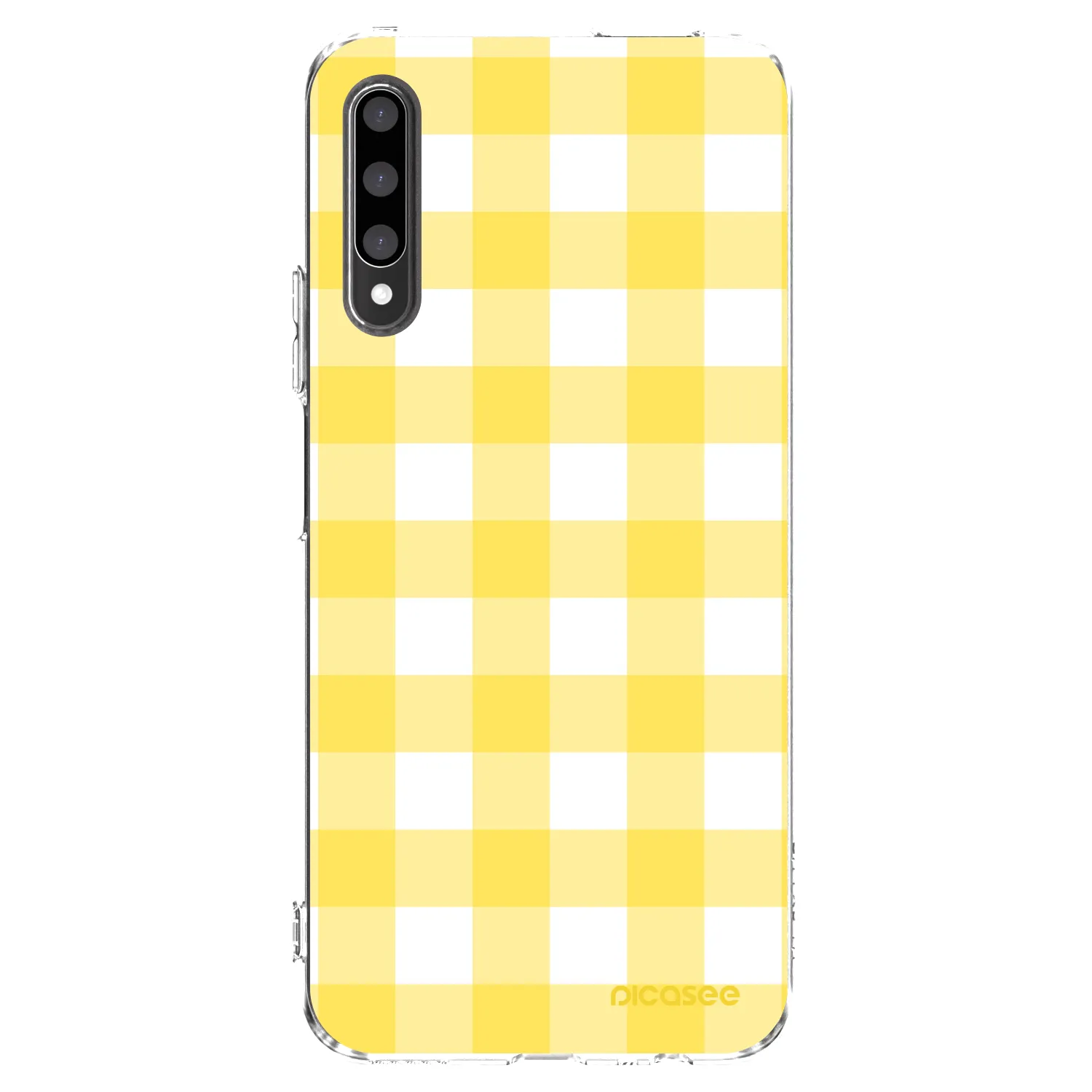 Picasee husă transparentă din silicon pentru Honor 9X Pro - Gride lemon