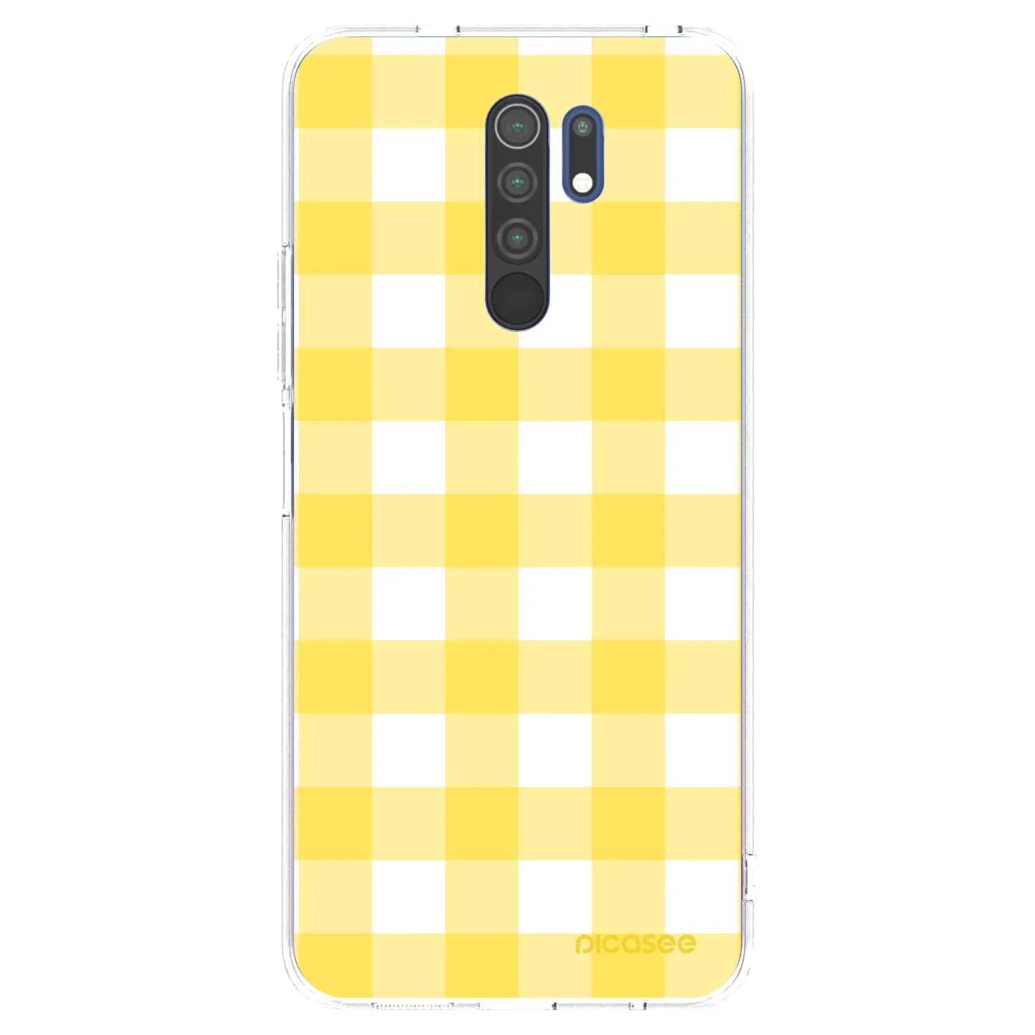Picasee husă transparentă din silicon pentru Xiaomi Redmi 9 - Gride lemon