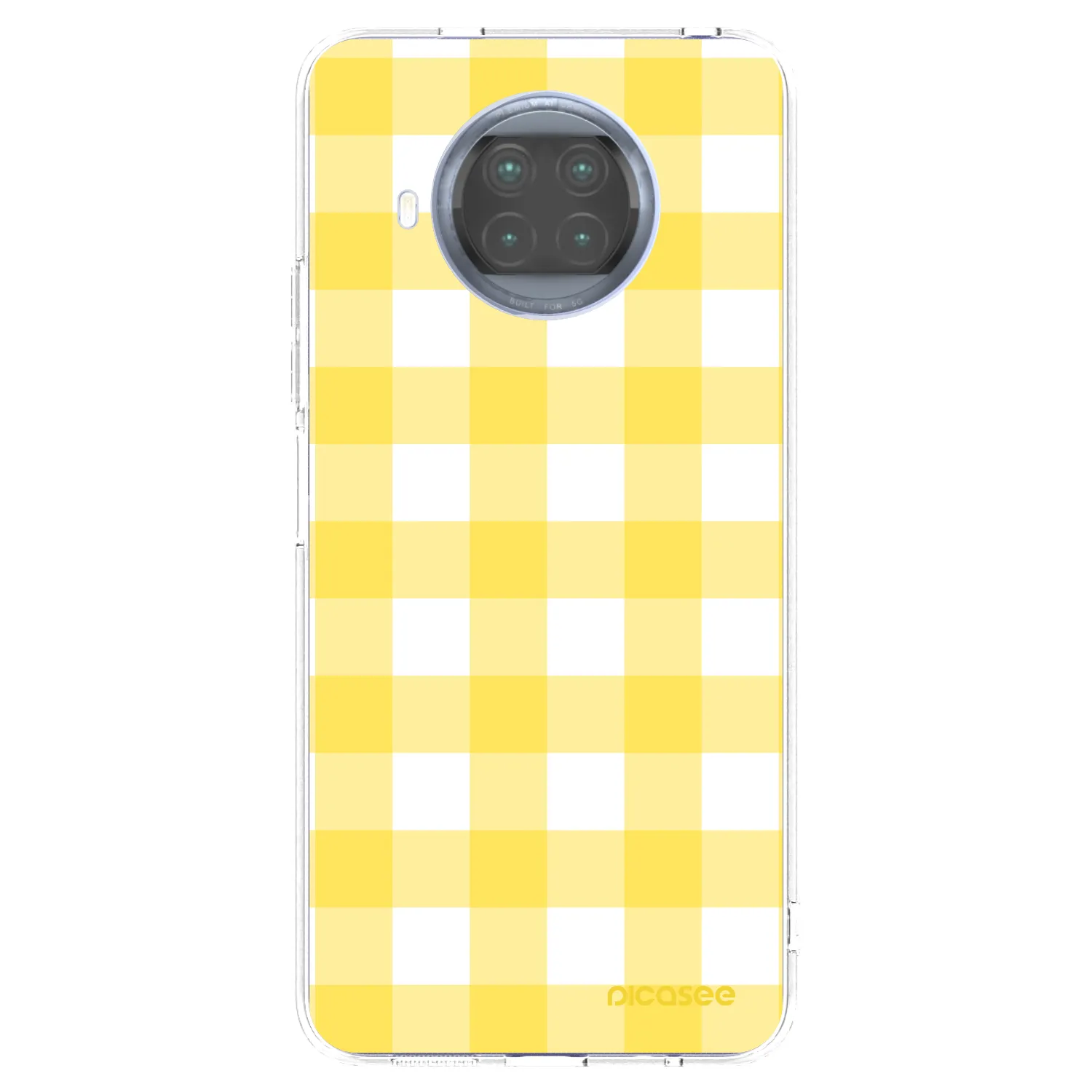 Picasee husă transparentă din silicon pentru Xiaomi Mi 10T Lite - Gride lemon