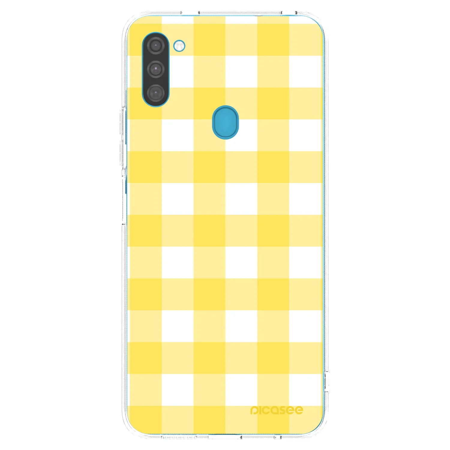 Picasee husă transparentă din silicon pentru Samsung Galaxy M11 - Gride lemon