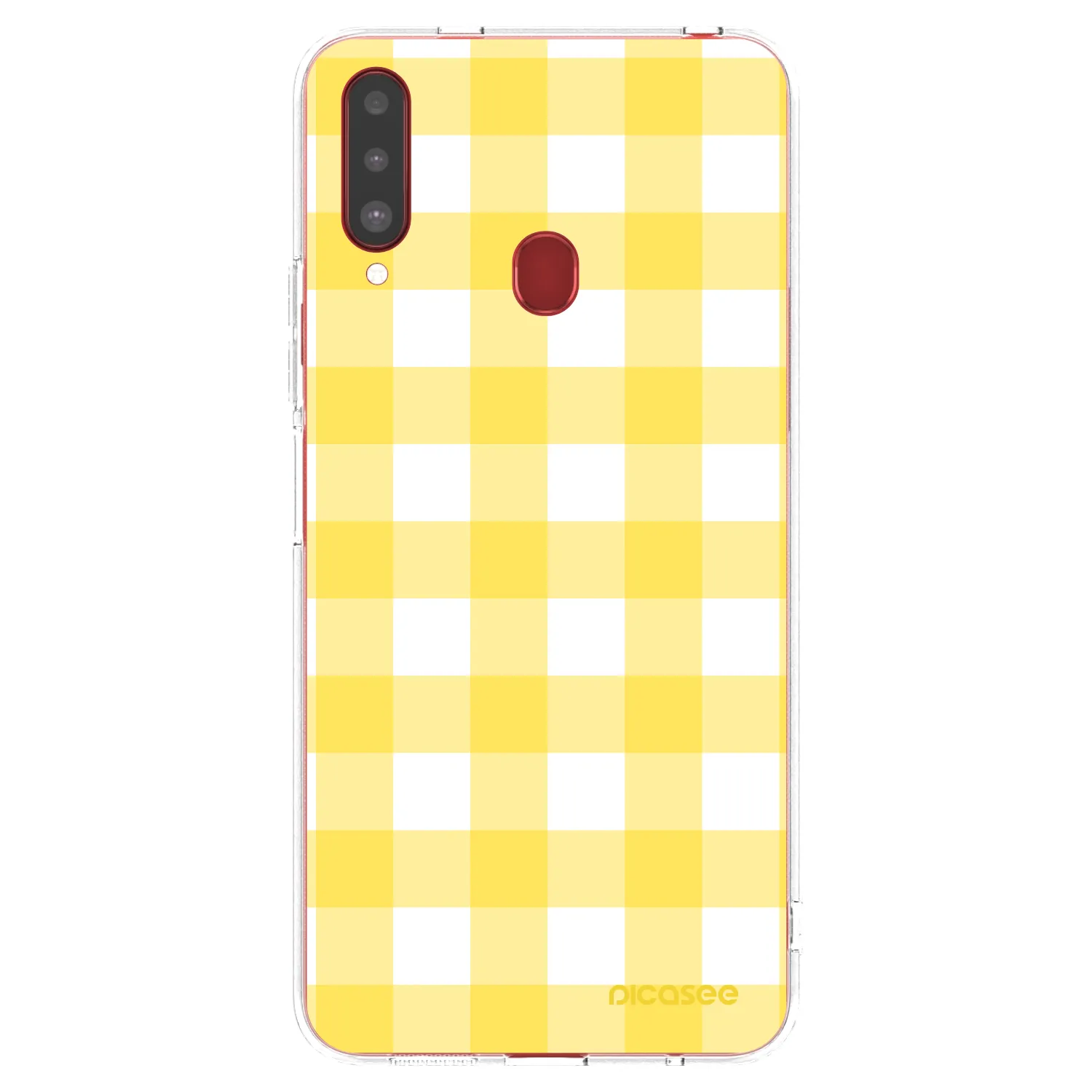 Picasee husă transparentă din silicon pentru Samsung Galaxy A20s - Gride lemon