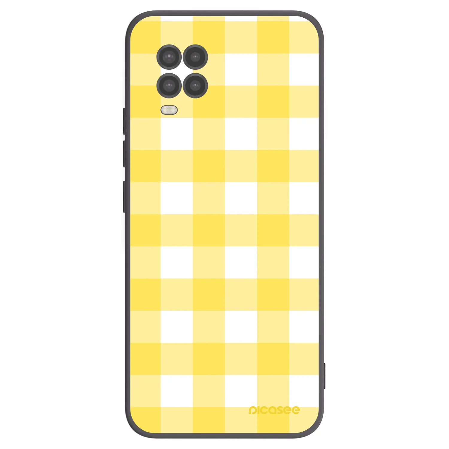 Picasee husă neagră din silicon pentru Xiaomi Mi 10 Lite - Gride lemon