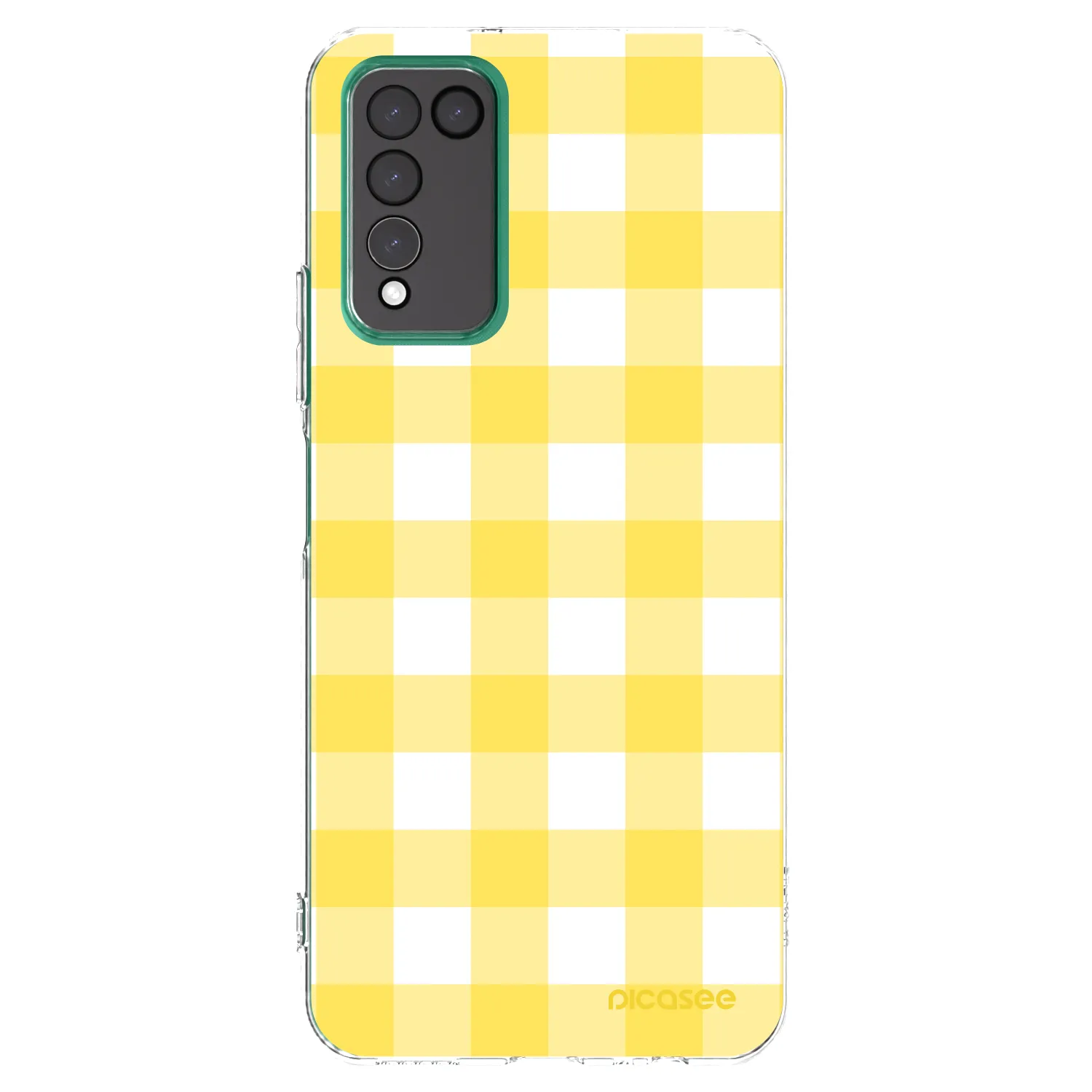 Picasee husă transparentă din silicon pentru Honor 10X Lite - Gride lemon