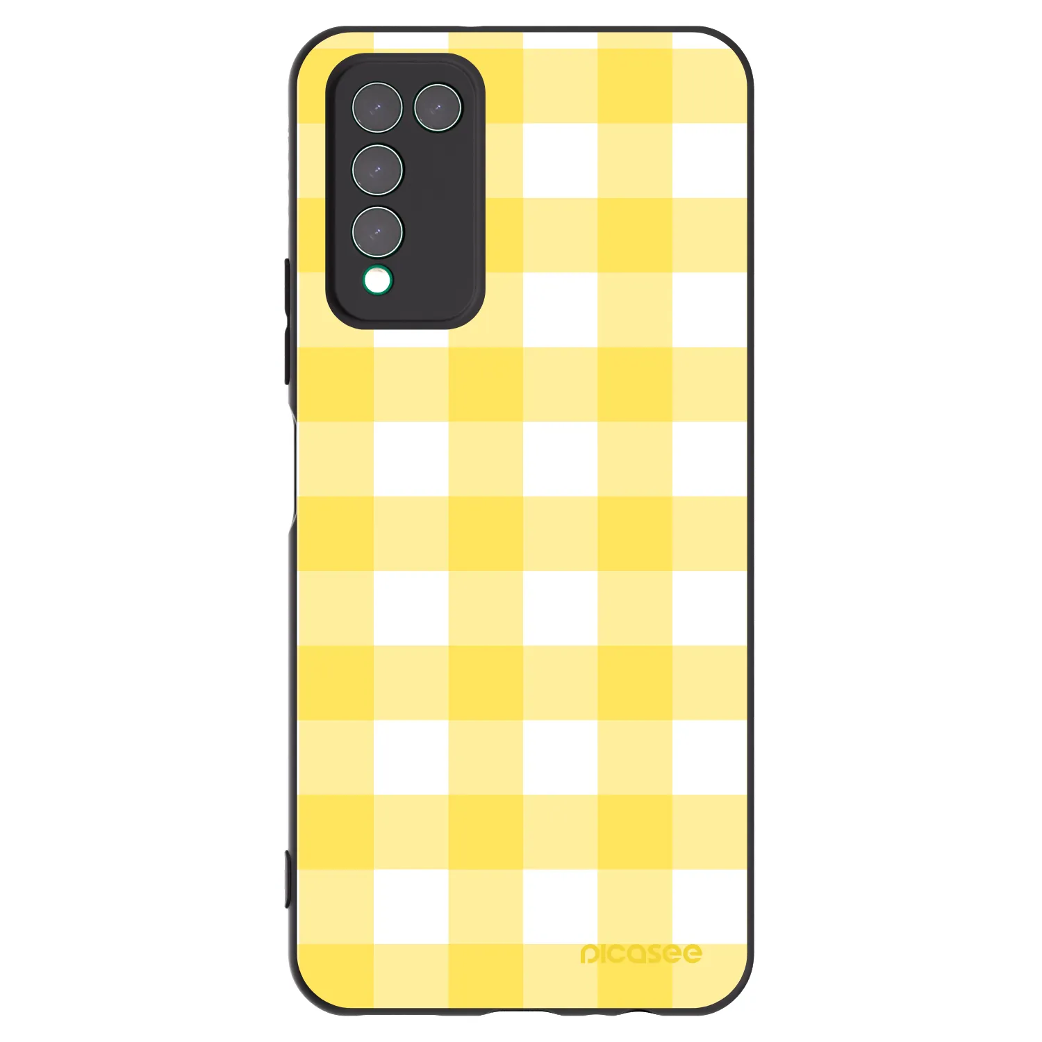 Picasee husă neagră din silicon pentru Honor 10X Lite - Gride lemon