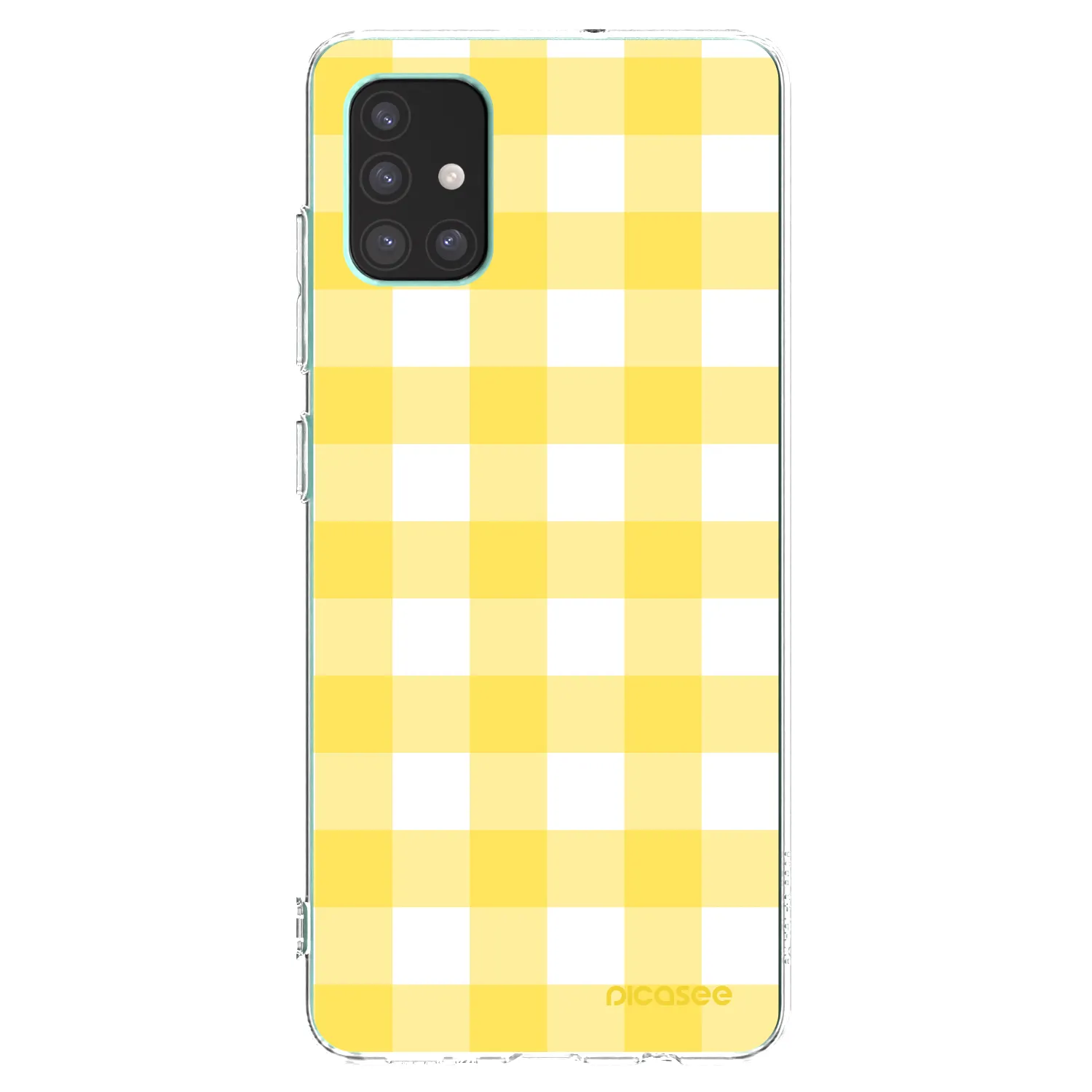 Picasee husă transparentă din silicon pentru Samsung Galaxy M51 M515F - Gride lemon