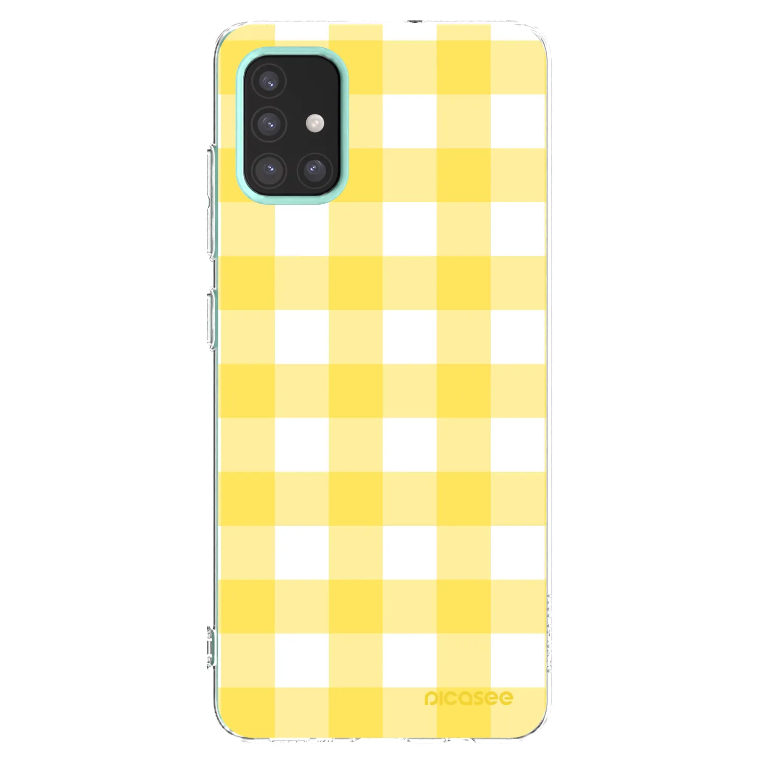 Picasee husă transparentă din silicon pentru Samsung Galaxy M31s - Gride lemon