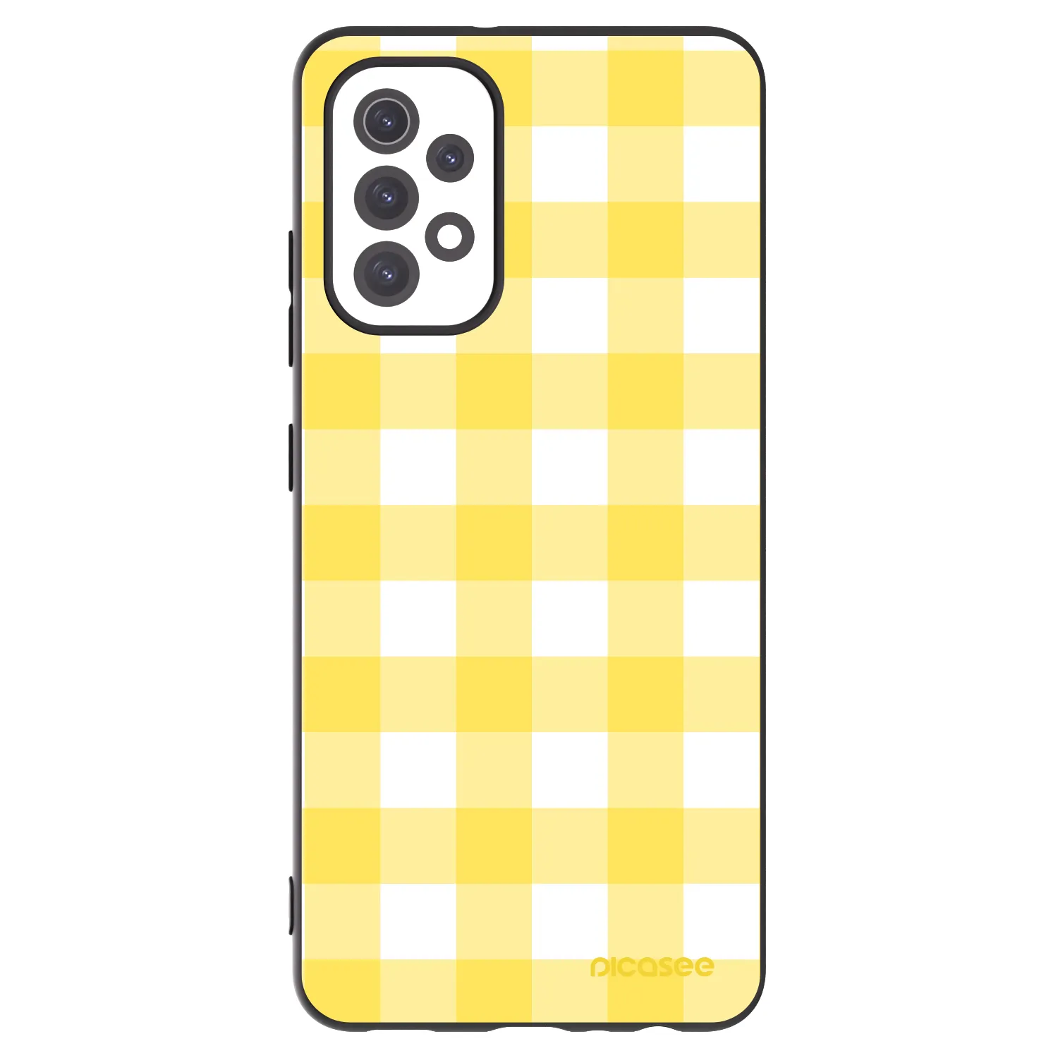 Picasee husă neagră din silicon pentru Samsung Galaxy A32 5G A326B - Gride lemon