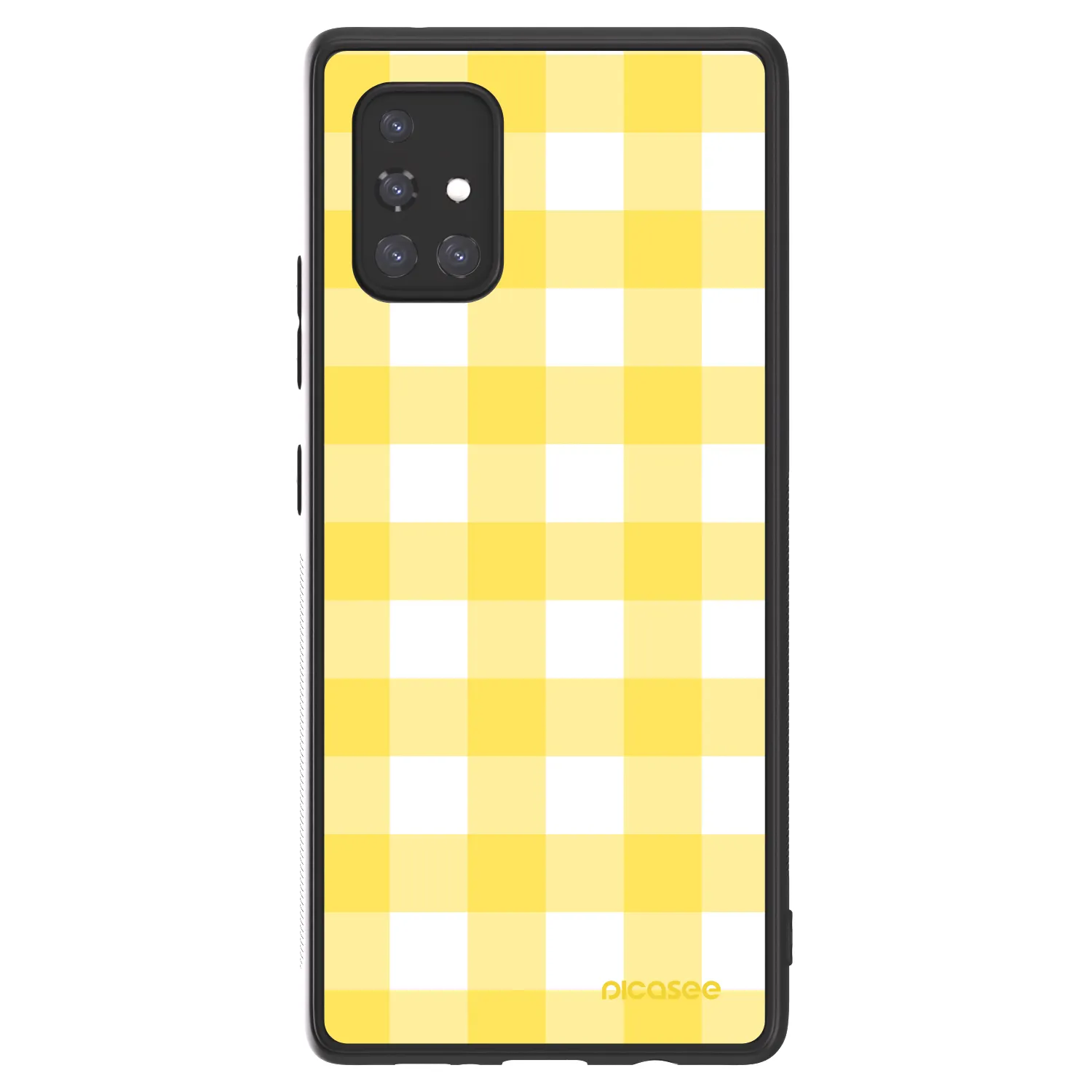 Picasee ULTIMATE CASE pentru Samsung Galaxy A71 A715F - Gride lemon