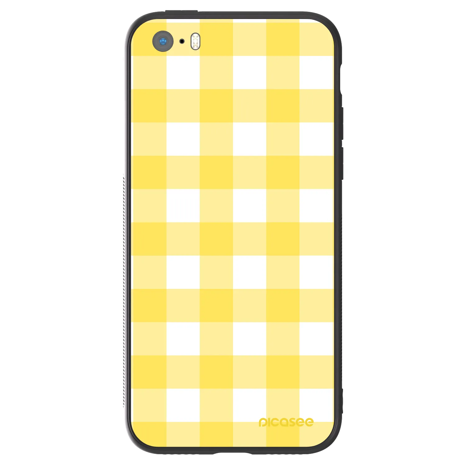 Picasee ULTIMATE CASE pentru Apple iPhone 5/5S/SE - Gride lemon