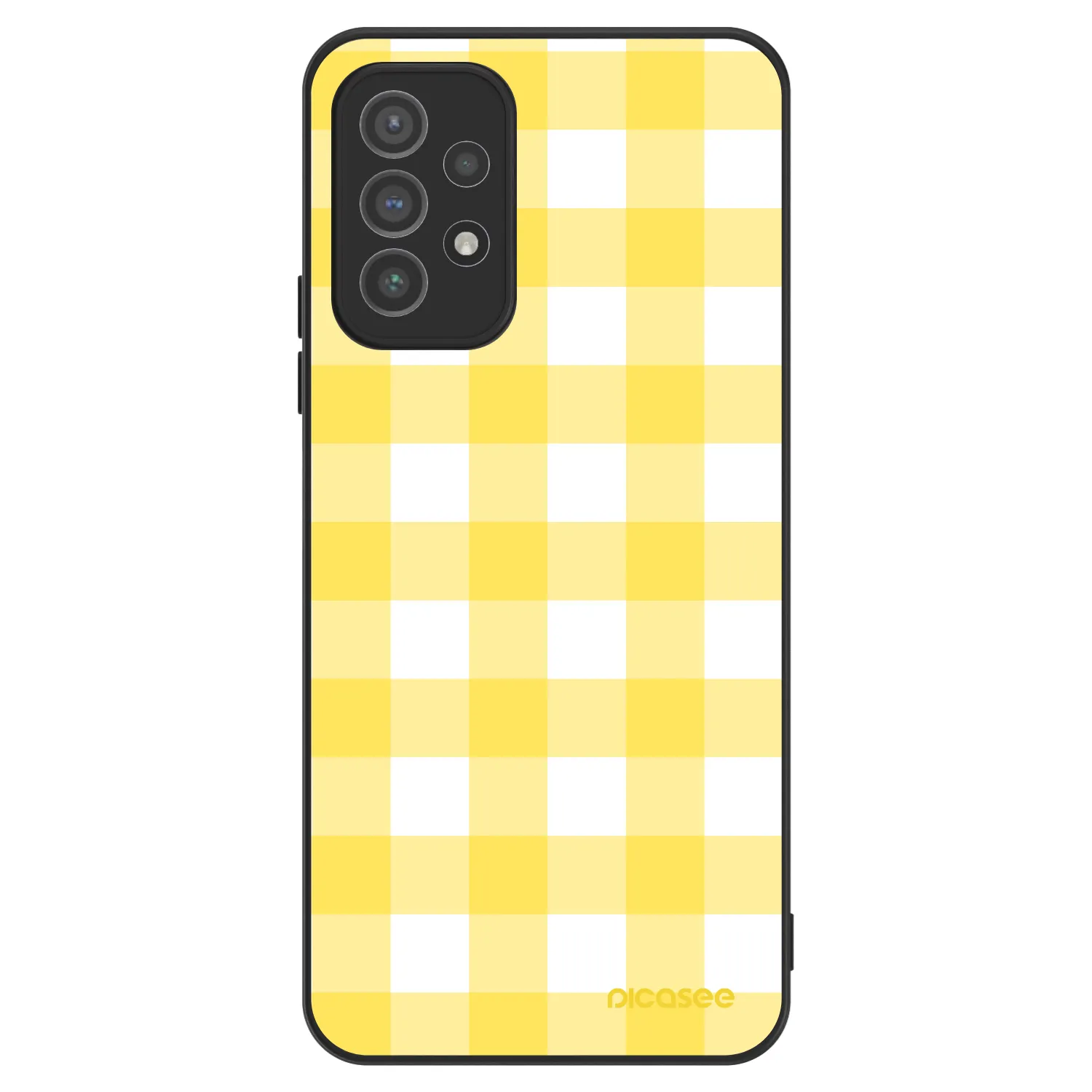 Picasee ULTIMATE CASE pentru Samsung Galaxy A72 A725F - Gride lemon