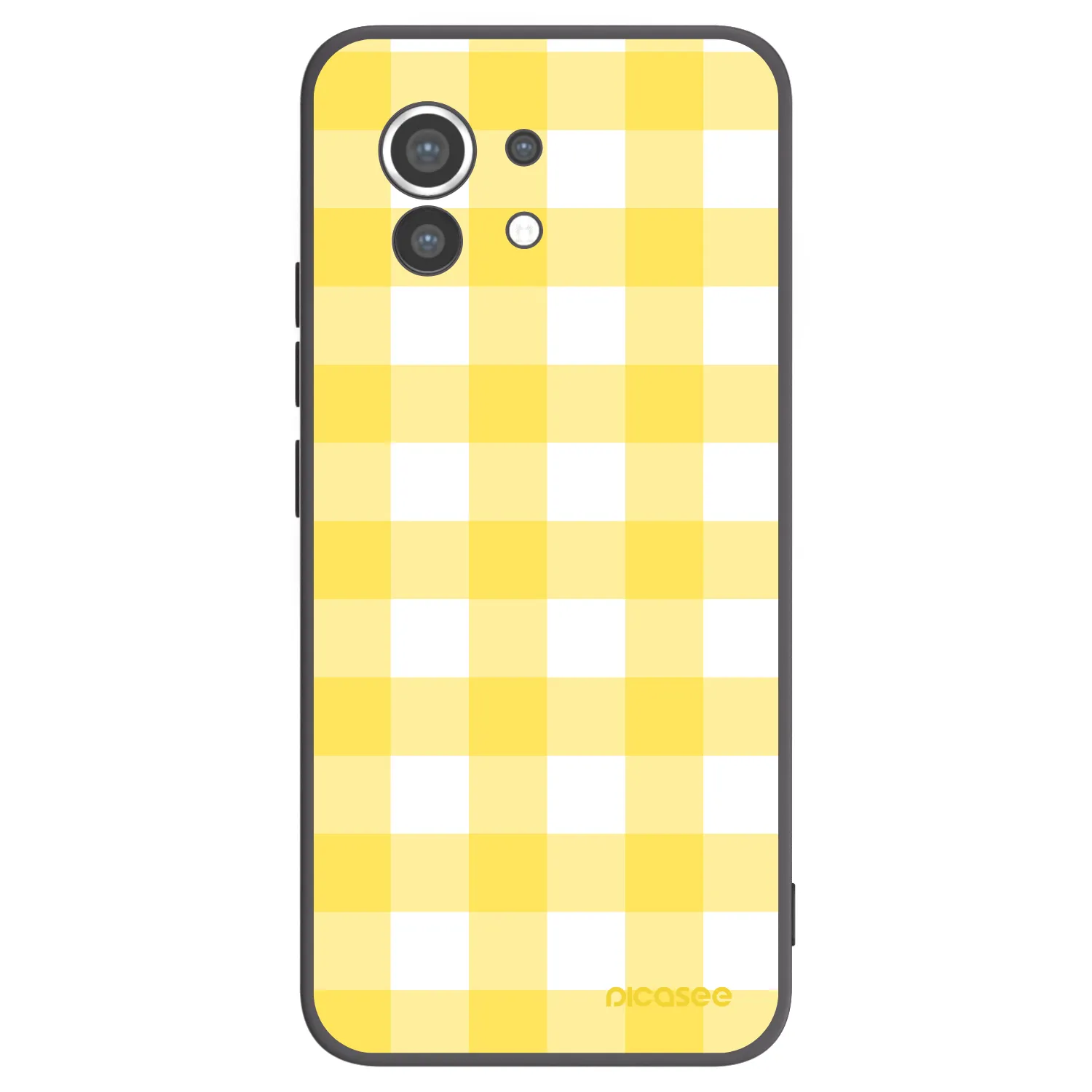 Picasee husă neagră din silicon pentru Xiaomi Mi 11 - Gride lemon