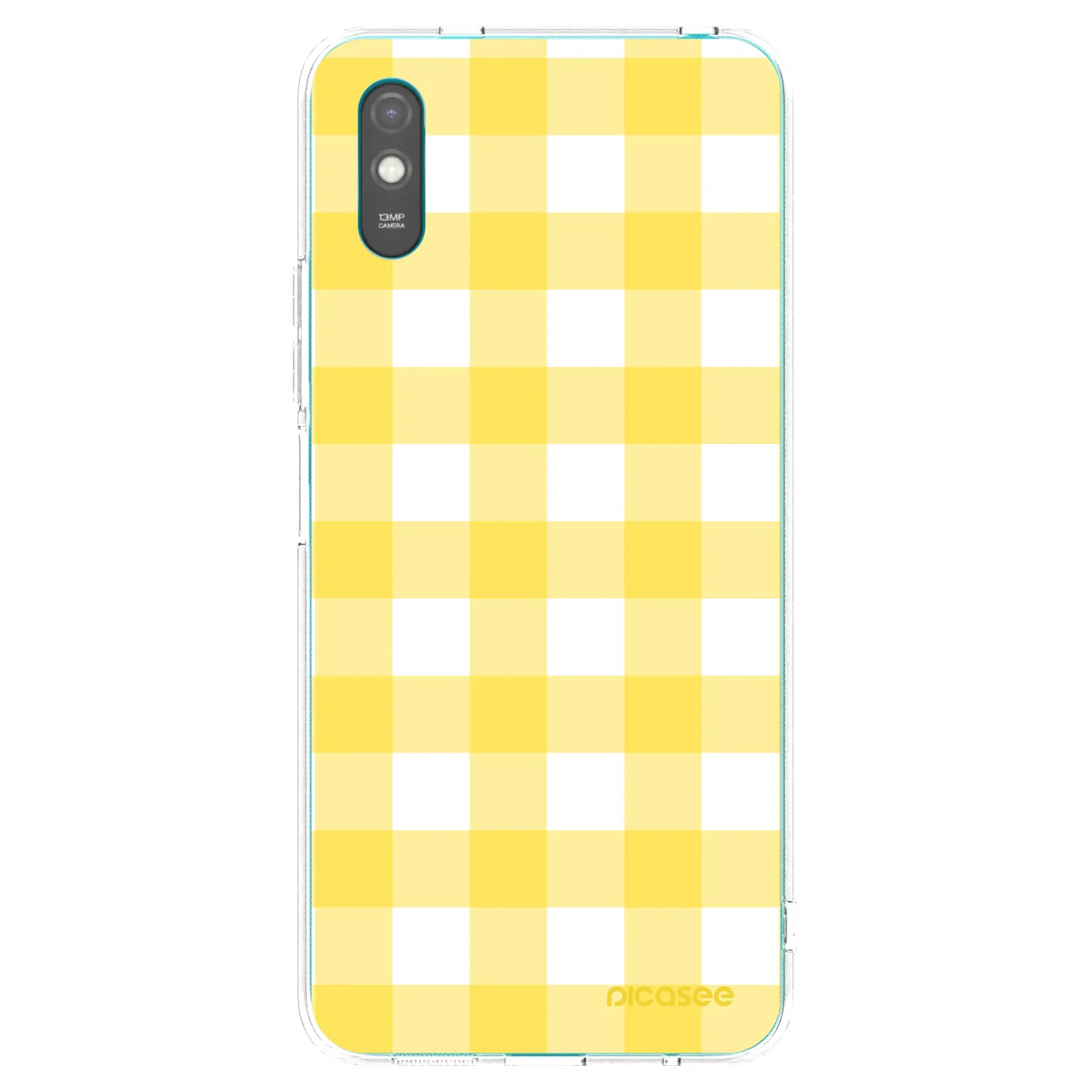 Picasee husă transparentă din silicon pentru Xiaomi Redmi 9AT - Gride lemon