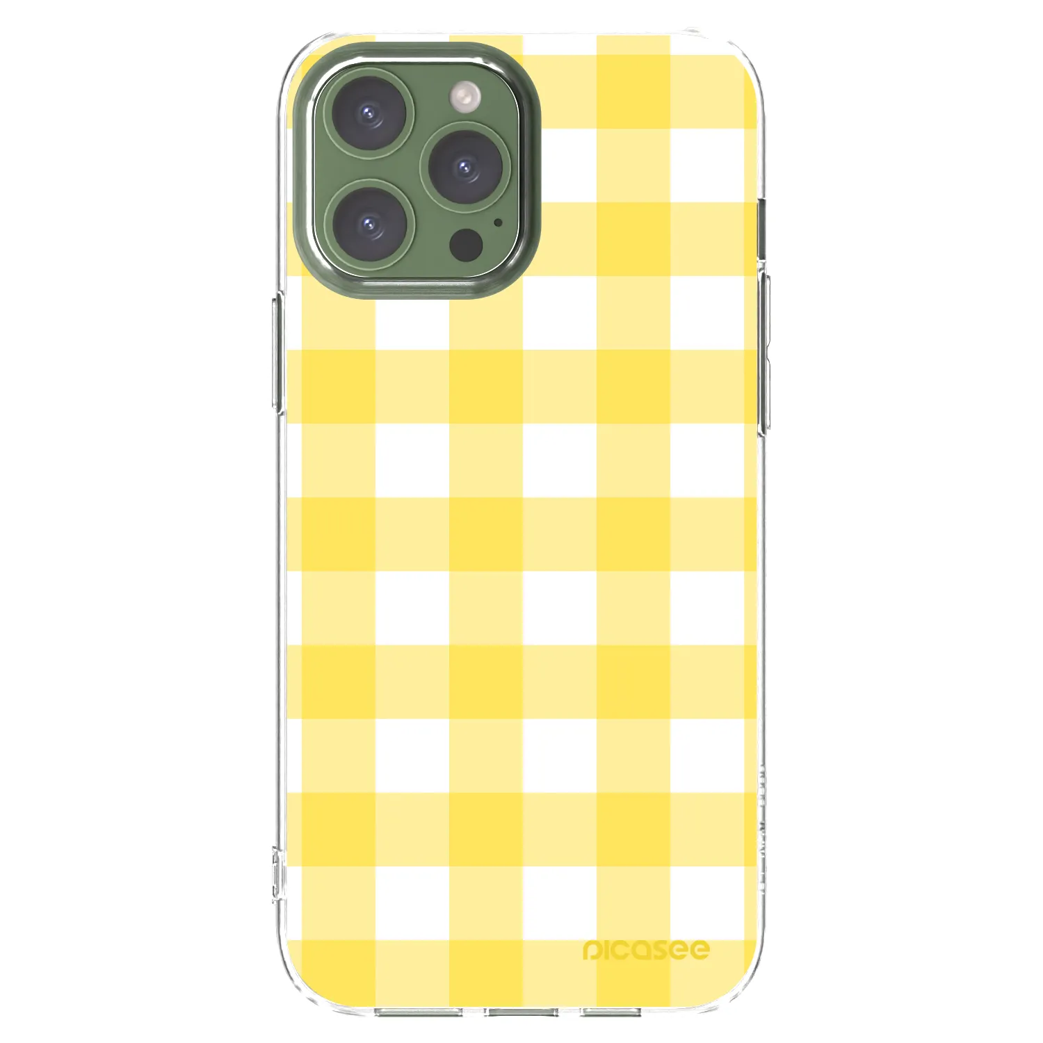 Picasee husă transparentă din silicon pentru Apple iPhone 13 Pro Max - Gride lemon