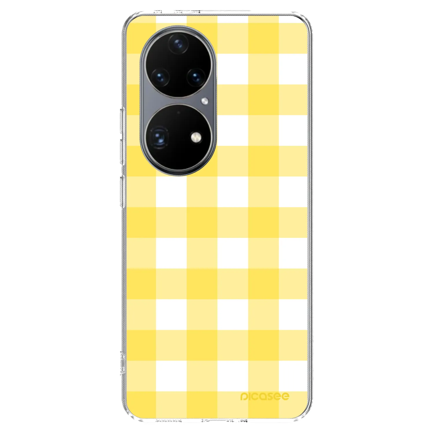 Picasee husă transparentă din silicon pentru Huawei P50 - Gride lemon