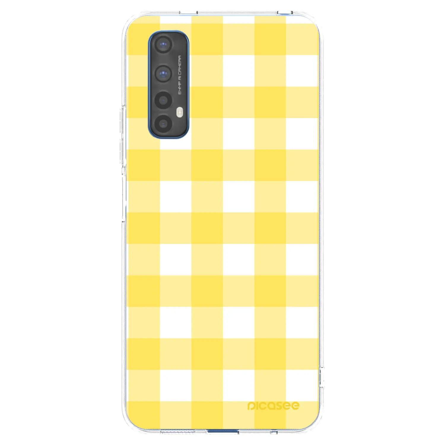 Picasee husă transparentă din silicon pentru Realme 7 - Gride lemon