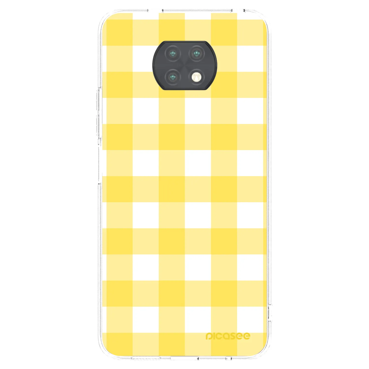 Picasee husă transparentă din silicon pentru Xiaomi Redmi Note 9T - Gride lemon