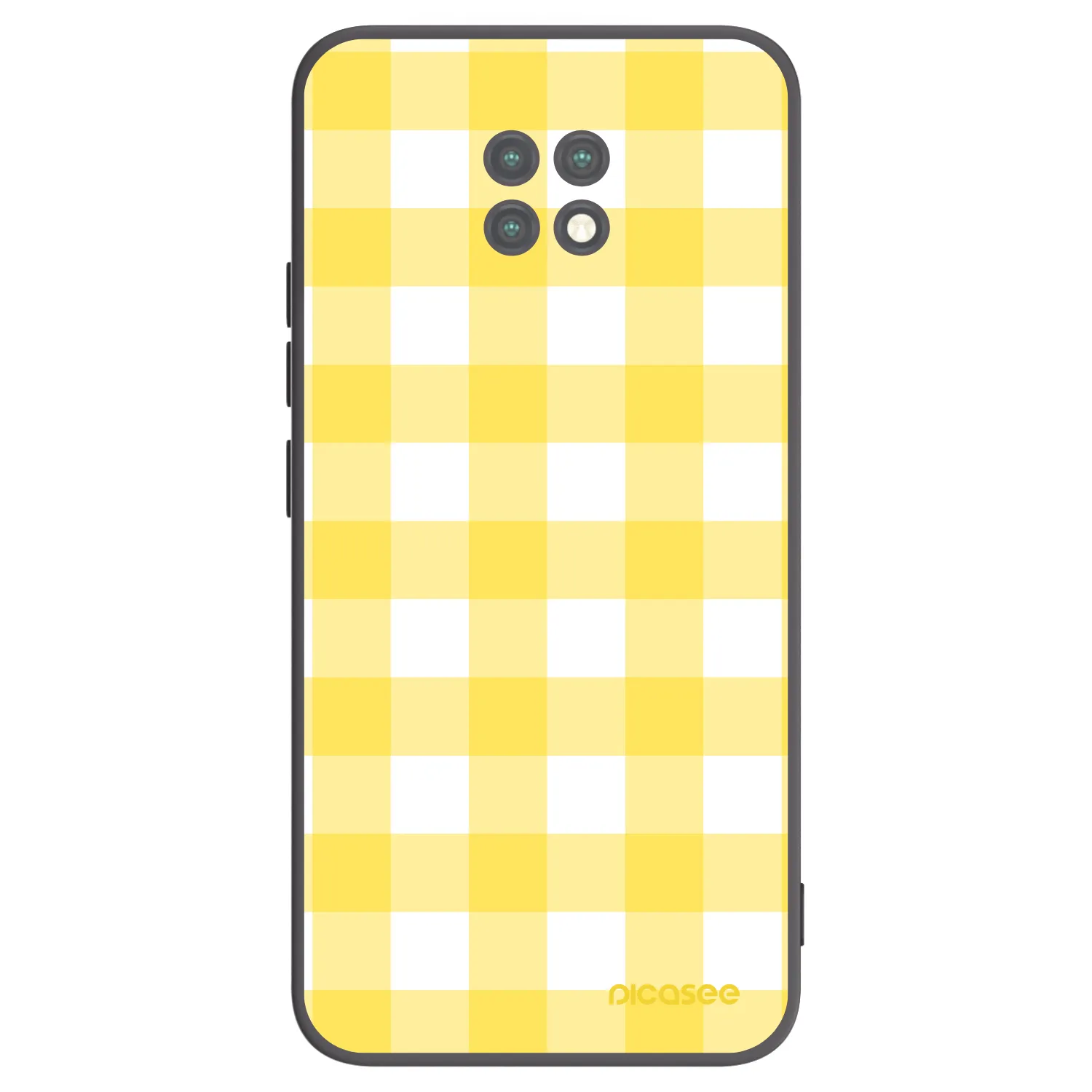 Picasee husă neagră din silicon pentru Xiaomi Redmi Note 9T - Gride lemon