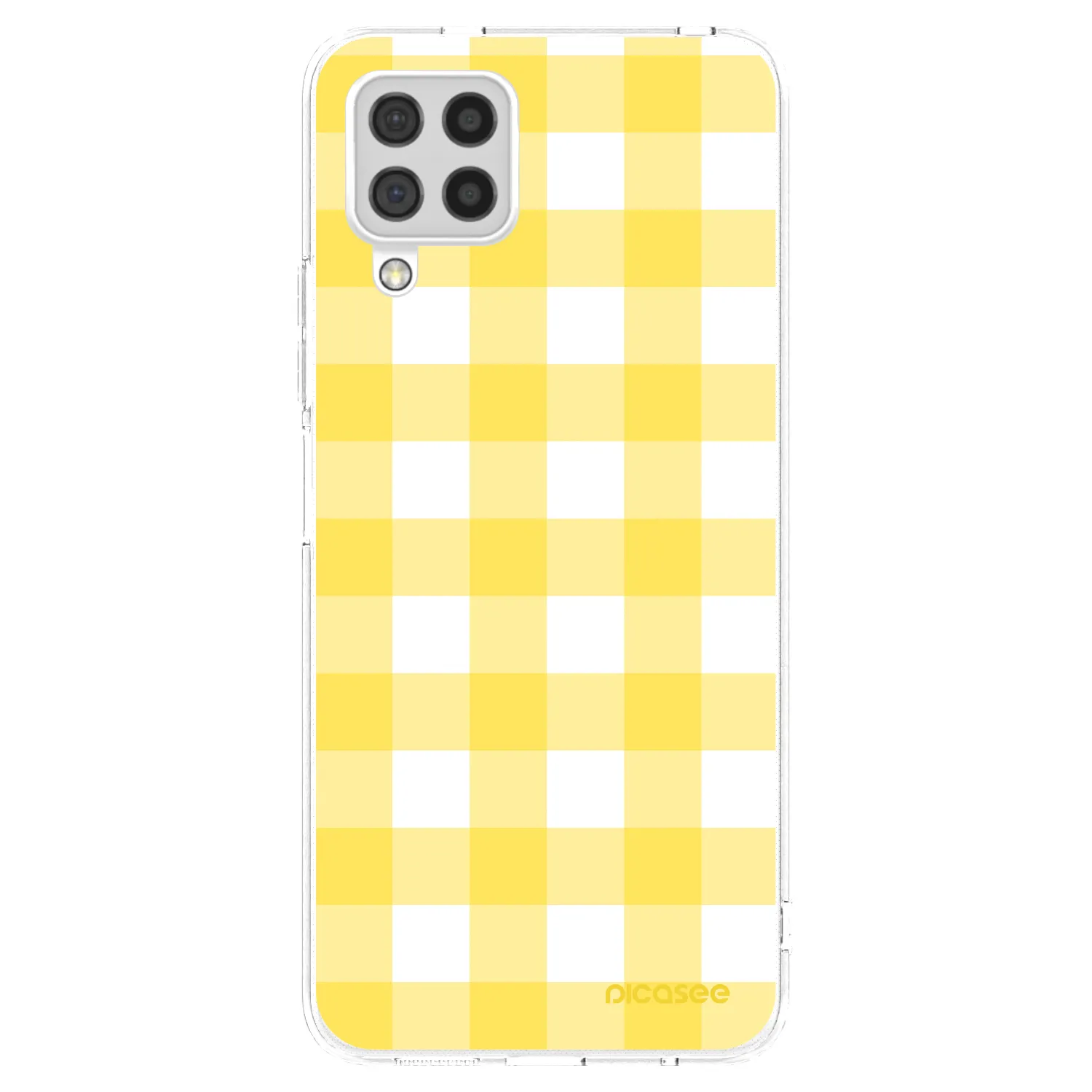 Picasee husă transparentă din silicon pentru Samsung Galaxy A22 A225F 4G - Gride lemon