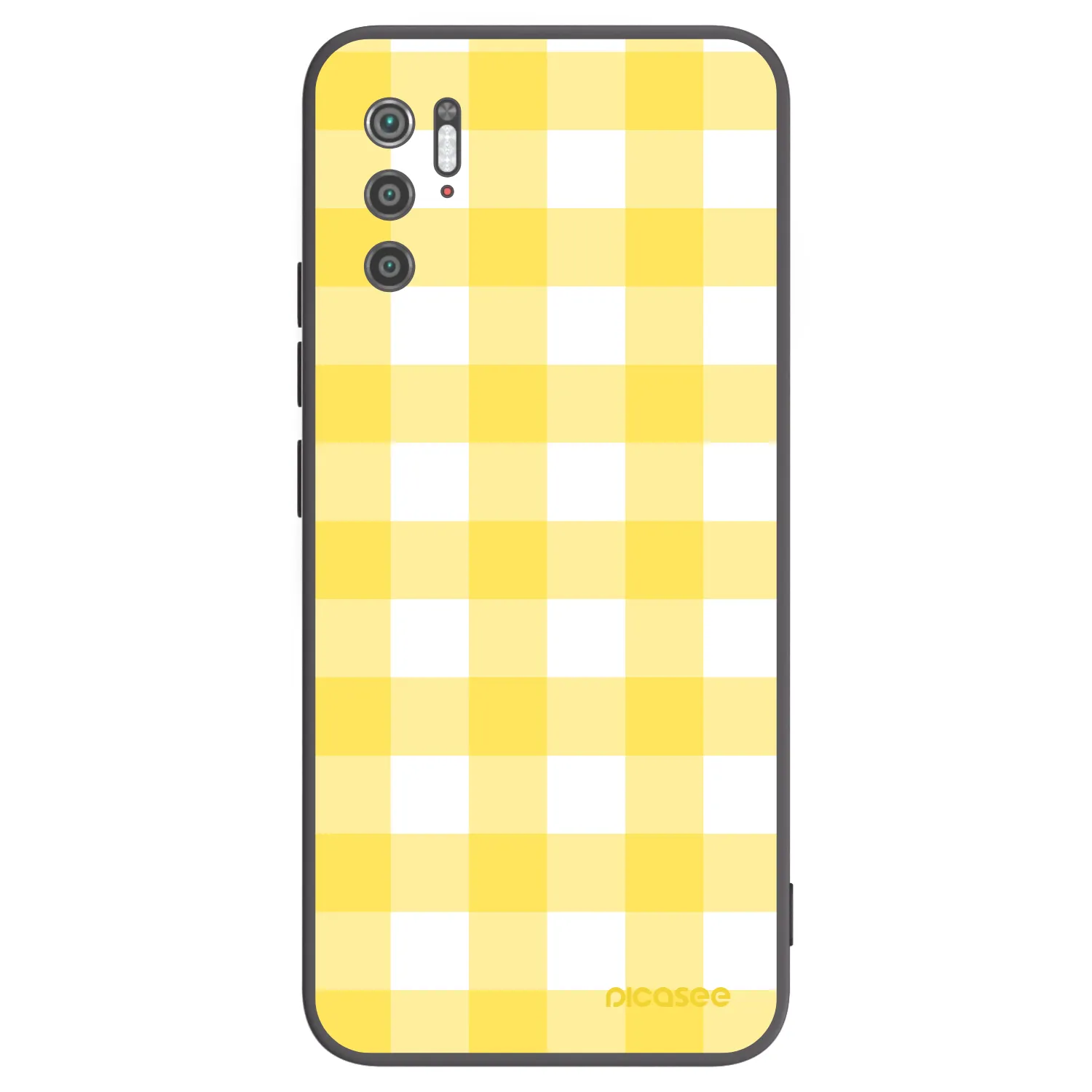 Picasee husă neagră din silicon pentru Xiaomi Poco M3 Pro 5G - Gride lemon