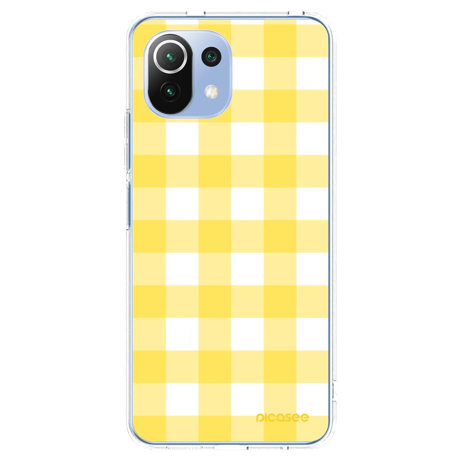 Picasee husă transparentă din silicon pentru Xiaomi 11 Lite 5G NE - Gride lemon