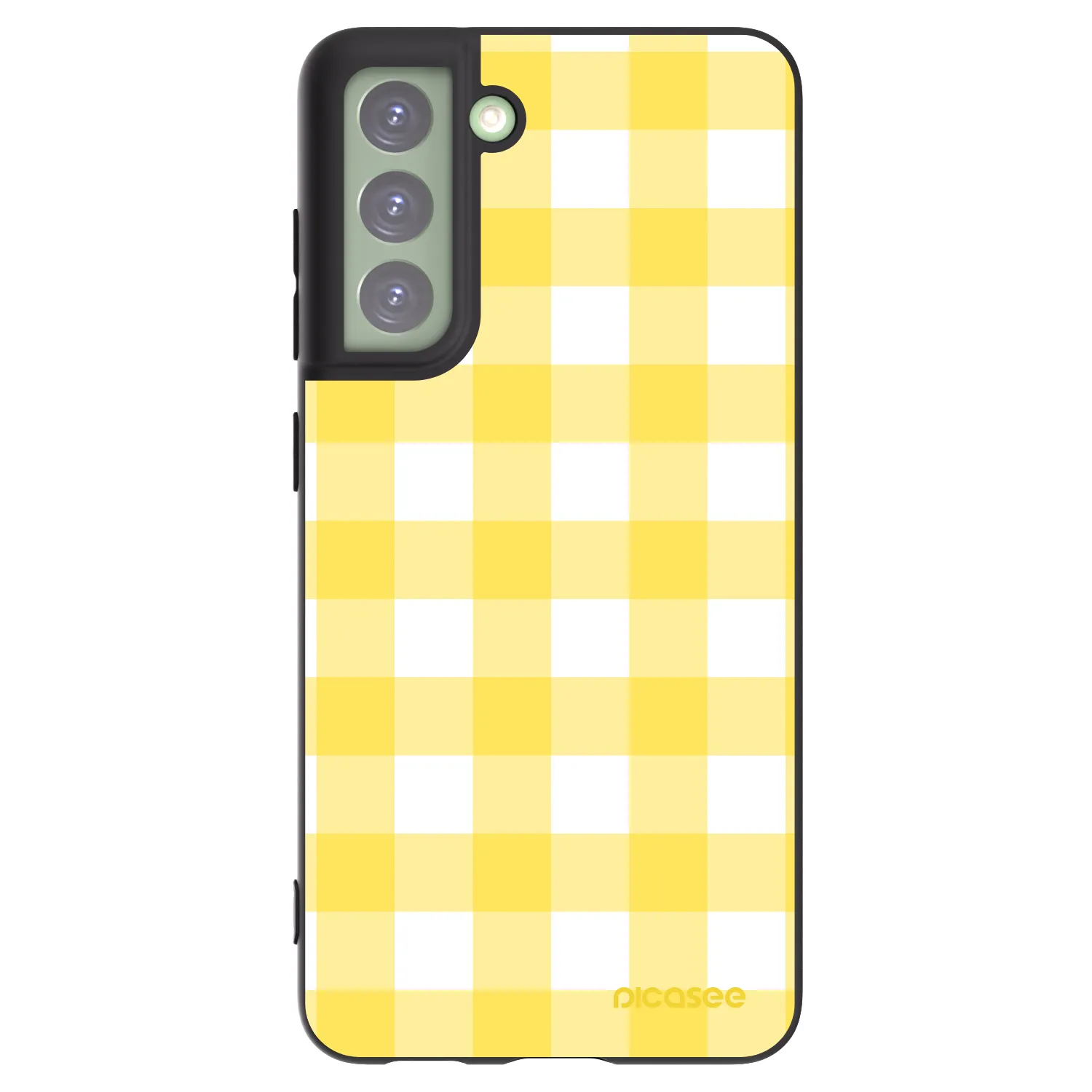 Picasee husă neagră din silicon pentru Samsung Galaxy S21 FE 5G - Gride lemon