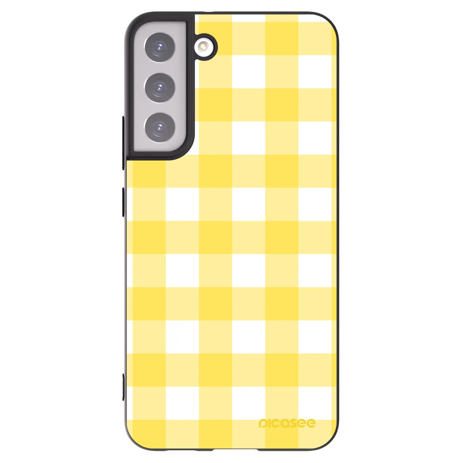 Picasee husă neagră din silicon pentru Samsung Galaxy S22+ 5G - Gride lemon