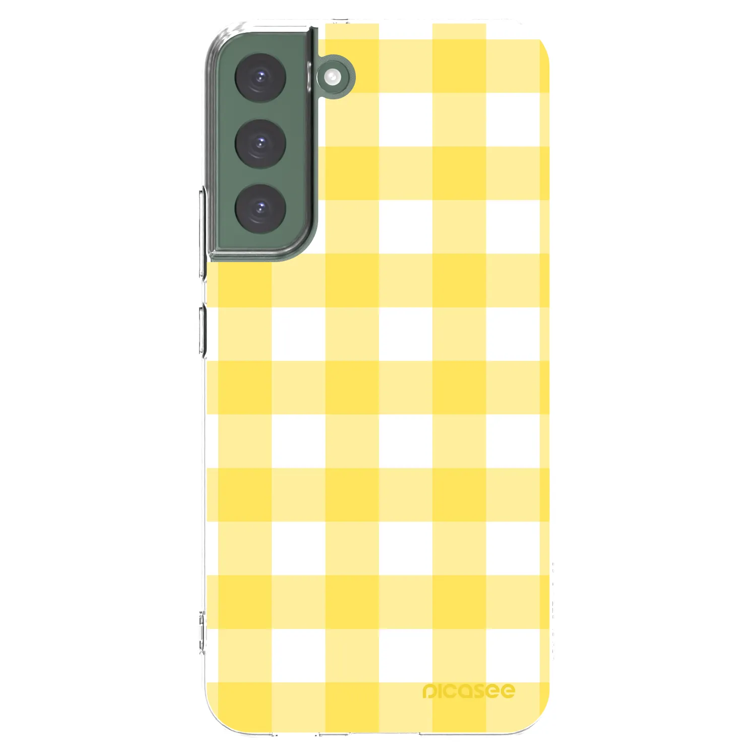 Picasee husă transparentă din silicon pentru Samsung Galaxy S22+ 5G - Gride lemon
