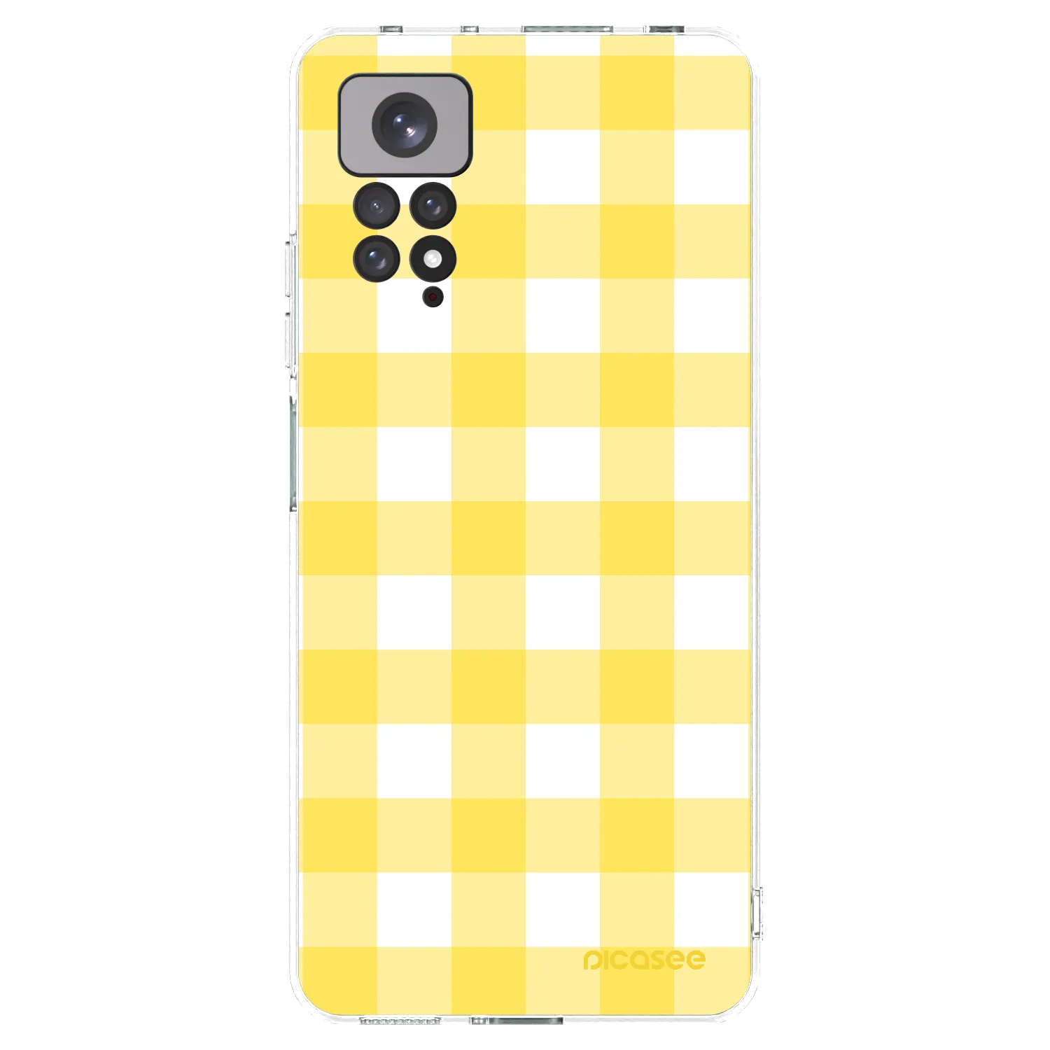 Picasee husă transparentă din silicon pentru Xiaomi Redmi Note 11 - Gride lemon