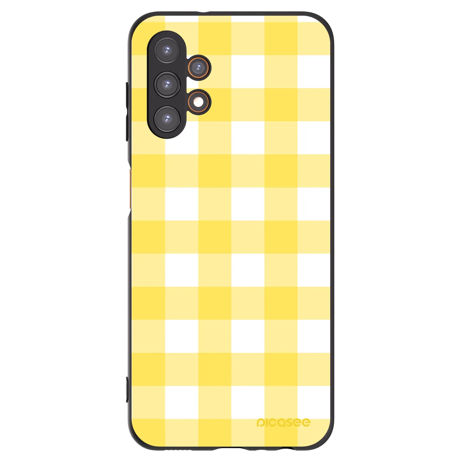 Picasee husă neagră din silicon pentru Samsung Galaxy A13 4G A135 - Gride lemon