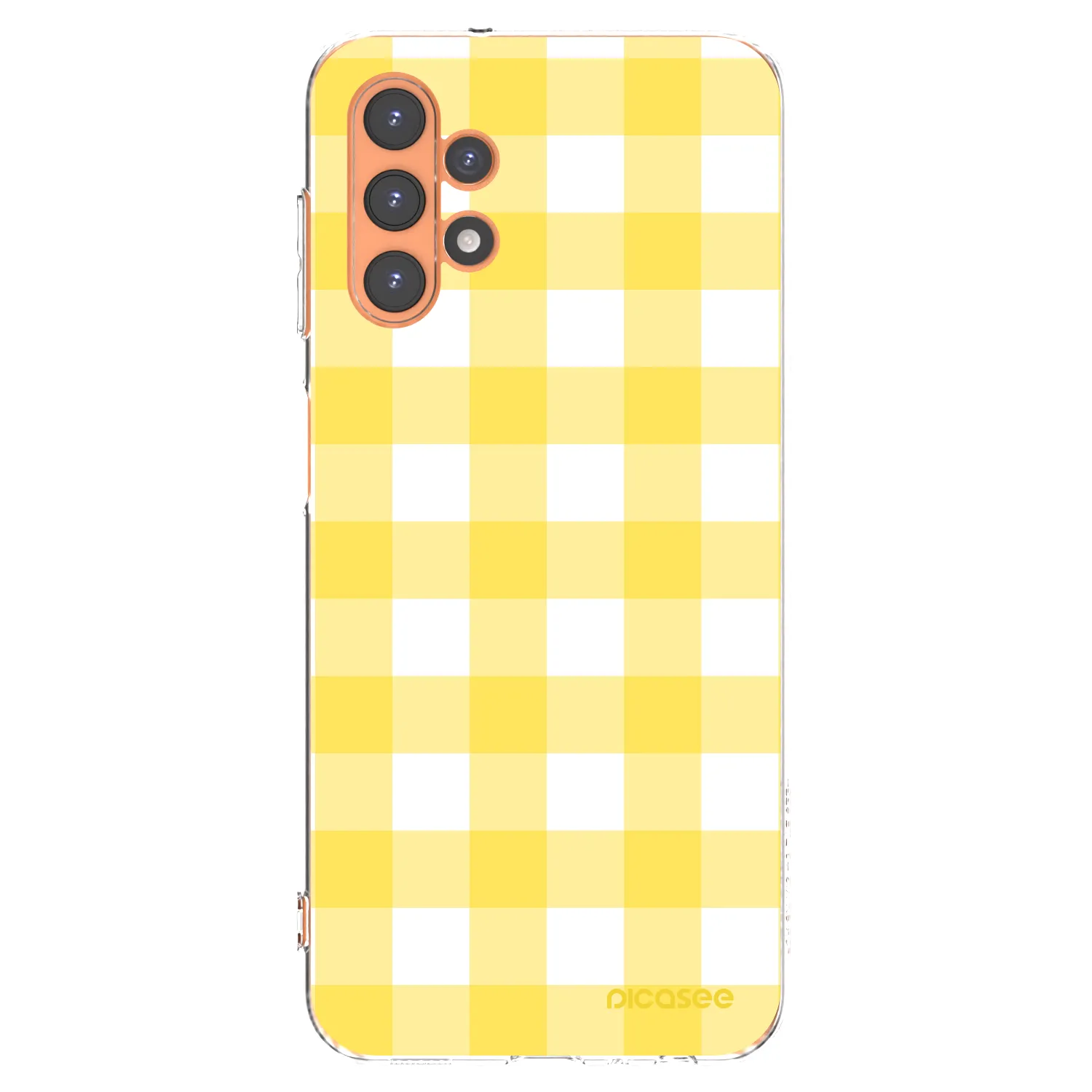 Picasee husă transparentă din silicon pentru Samsung Galaxy A13 4G A135 - Gride lemon