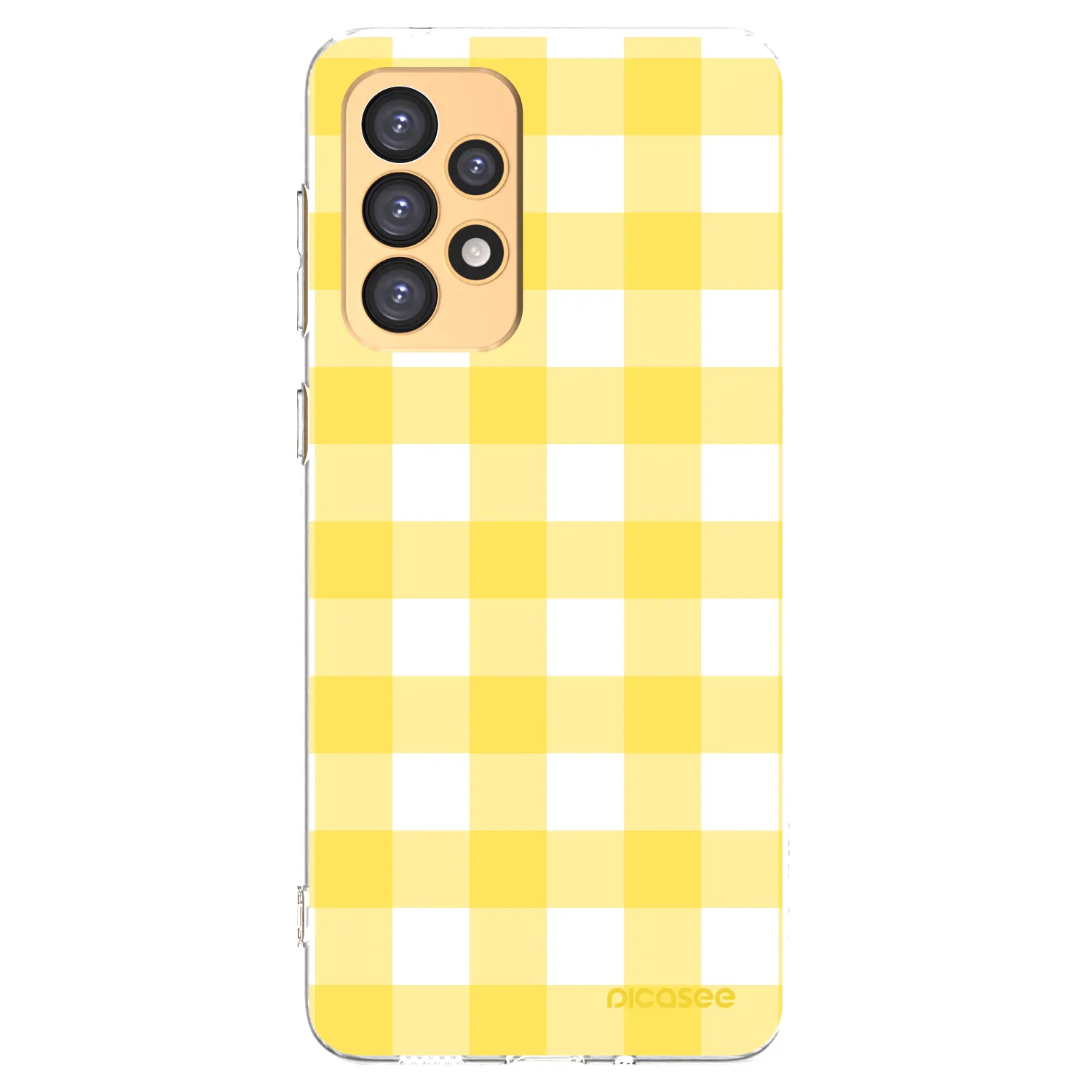 Picasee husă transparentă din silicon pentru Samsung Galaxy A33 5G A336 - Gride lemon