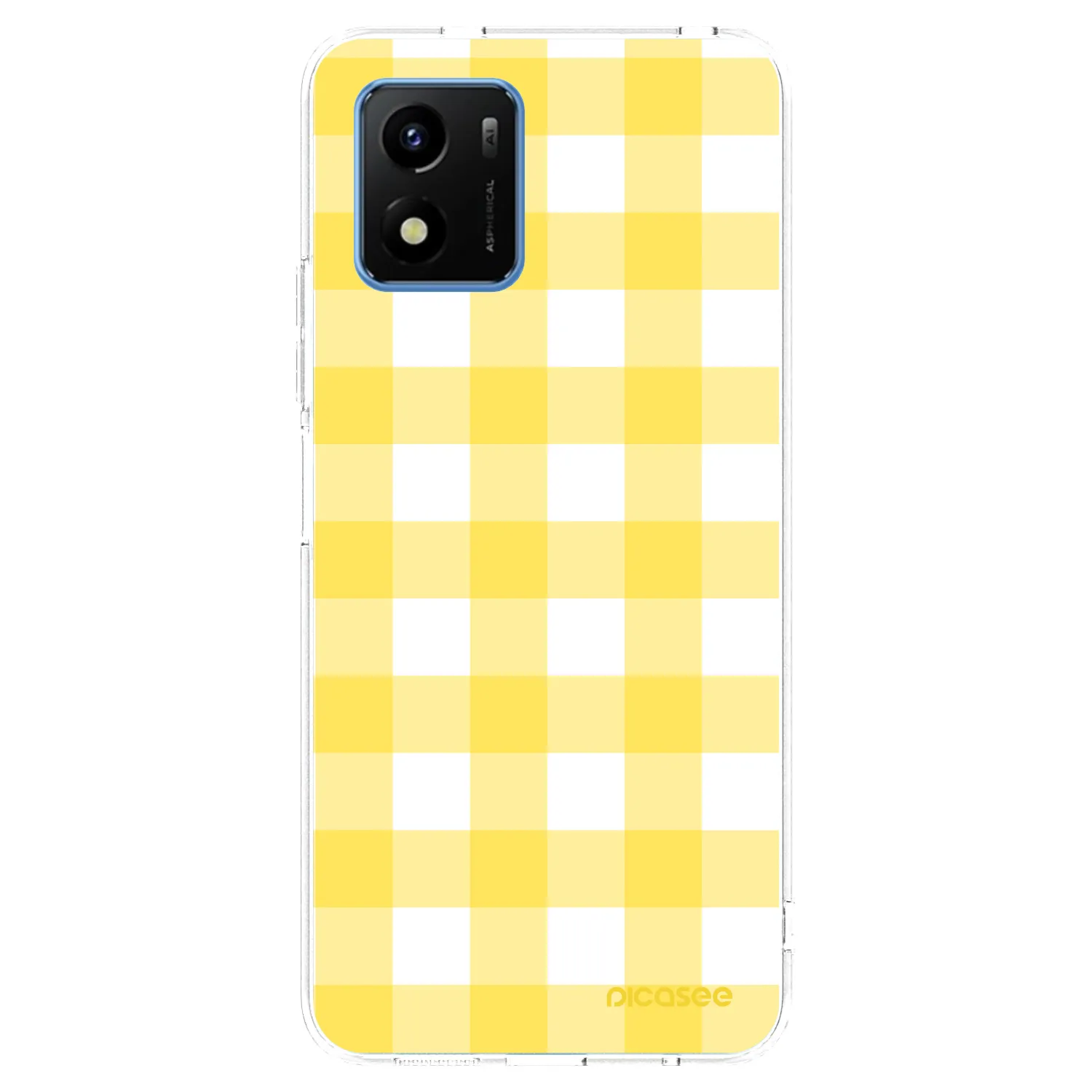 Picasee husă transparentă din silicon pentru Vivo Y01 - Gride lemon