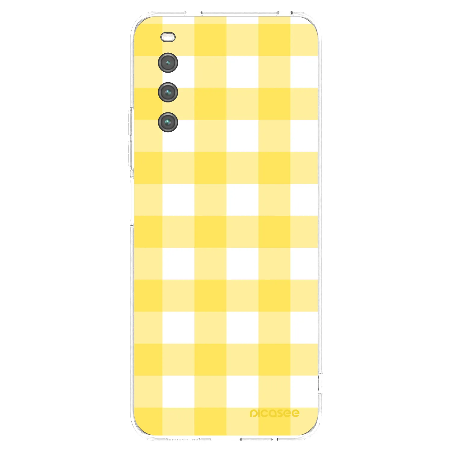 Picasee husă transparentă din silicon pentru Sony Xperia 10 IV 5G - Gride lemon