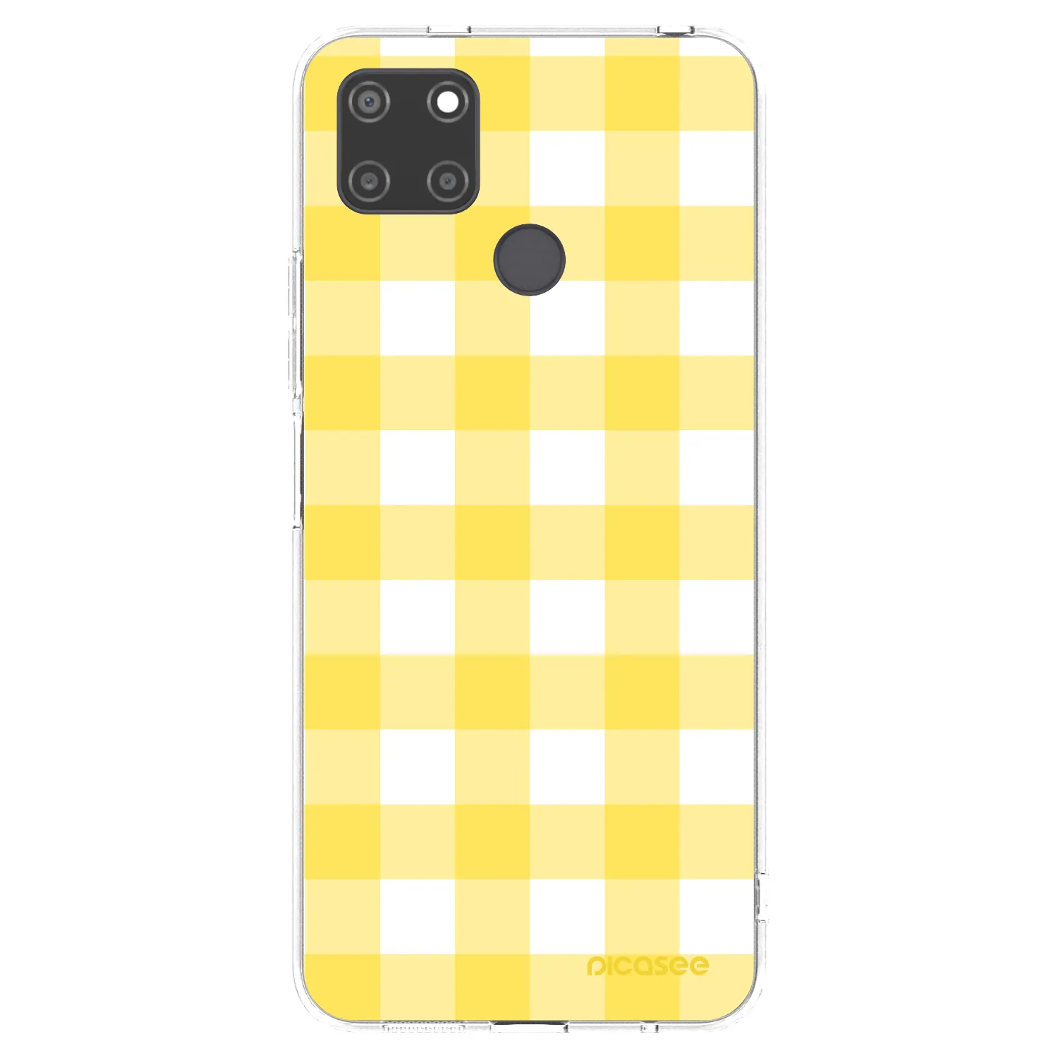 Picasee husă transparentă din silicon pentru Realme C21Y - Gride lemon