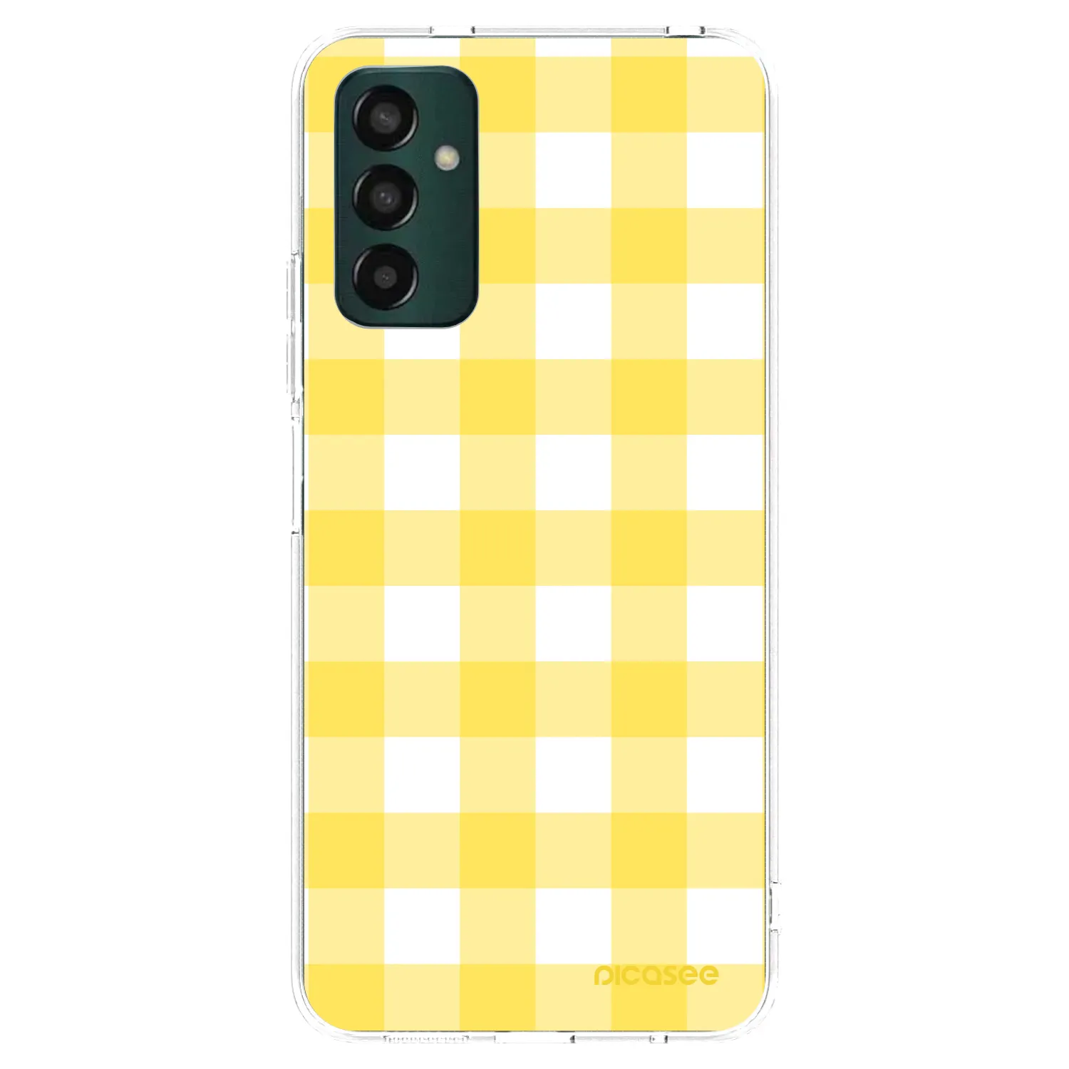 Picasee husă transparentă din silicon pentru Samsung Galaxy M13 M135F - Gride lemon