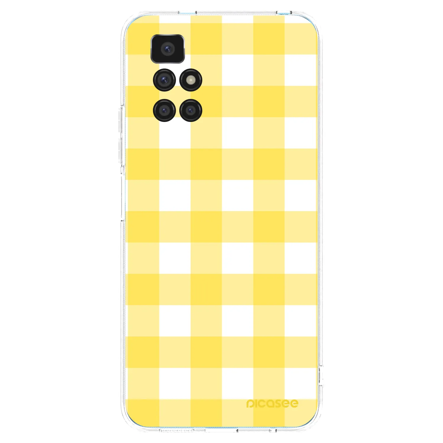Picasee husă transparentă din silicon pentru Xiaomi Redmi 10 (2022) - Gride lemon