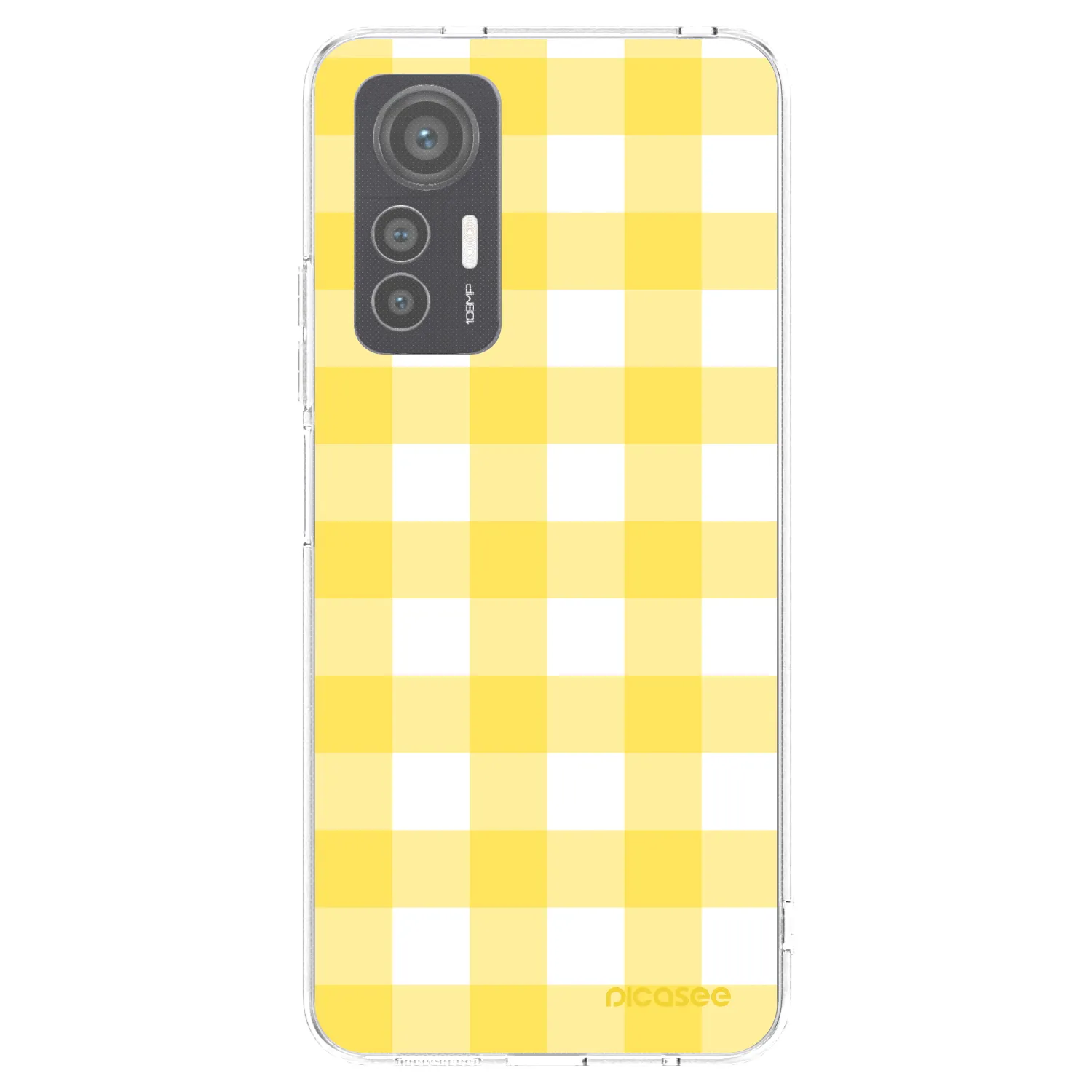 Picasee husă transparentă din silicon pentru Xiaomi 12 Lite - Gride lemon