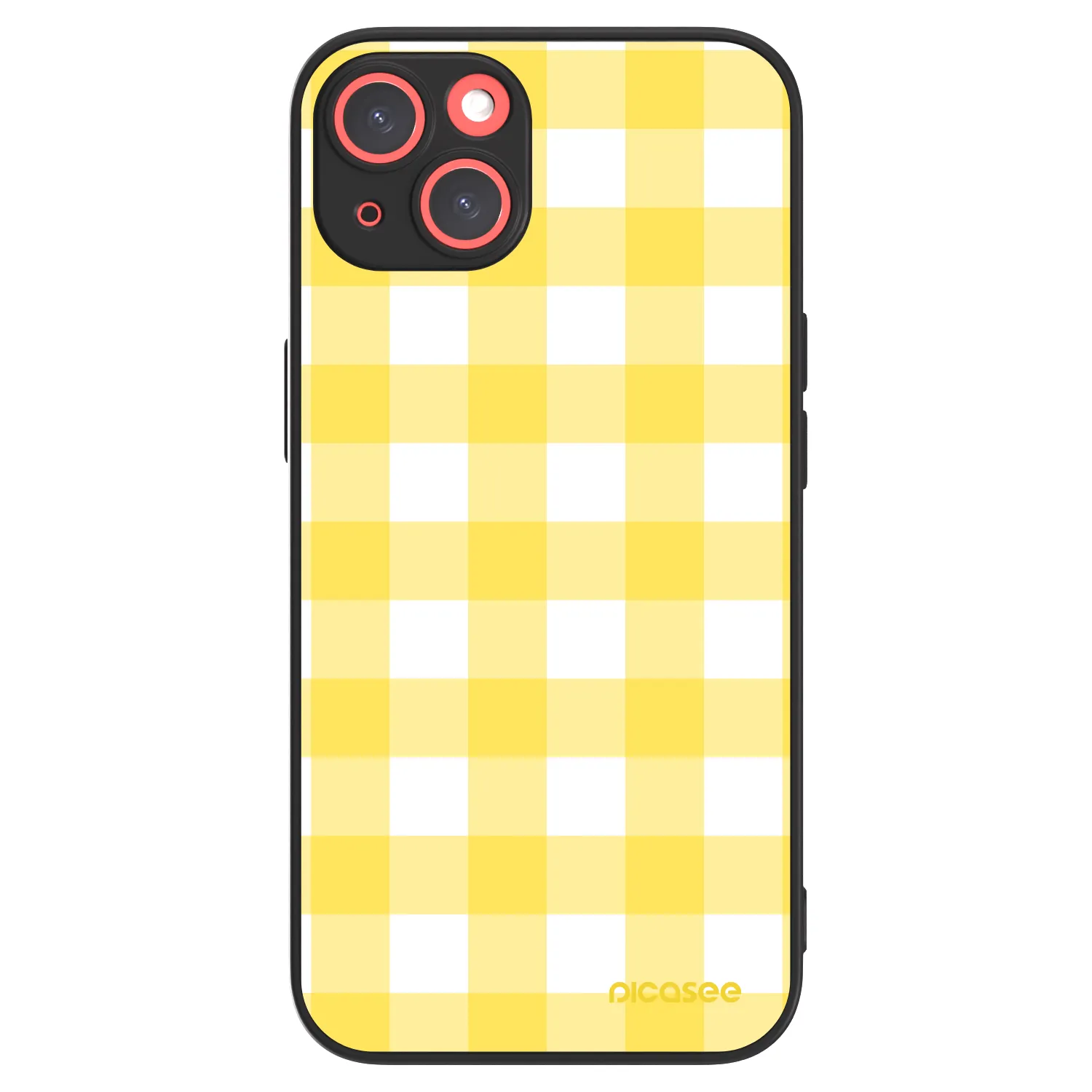 Picasee ULTIMATE CASE MagSafe pentru Apple iPhone 13 - Gride lemon