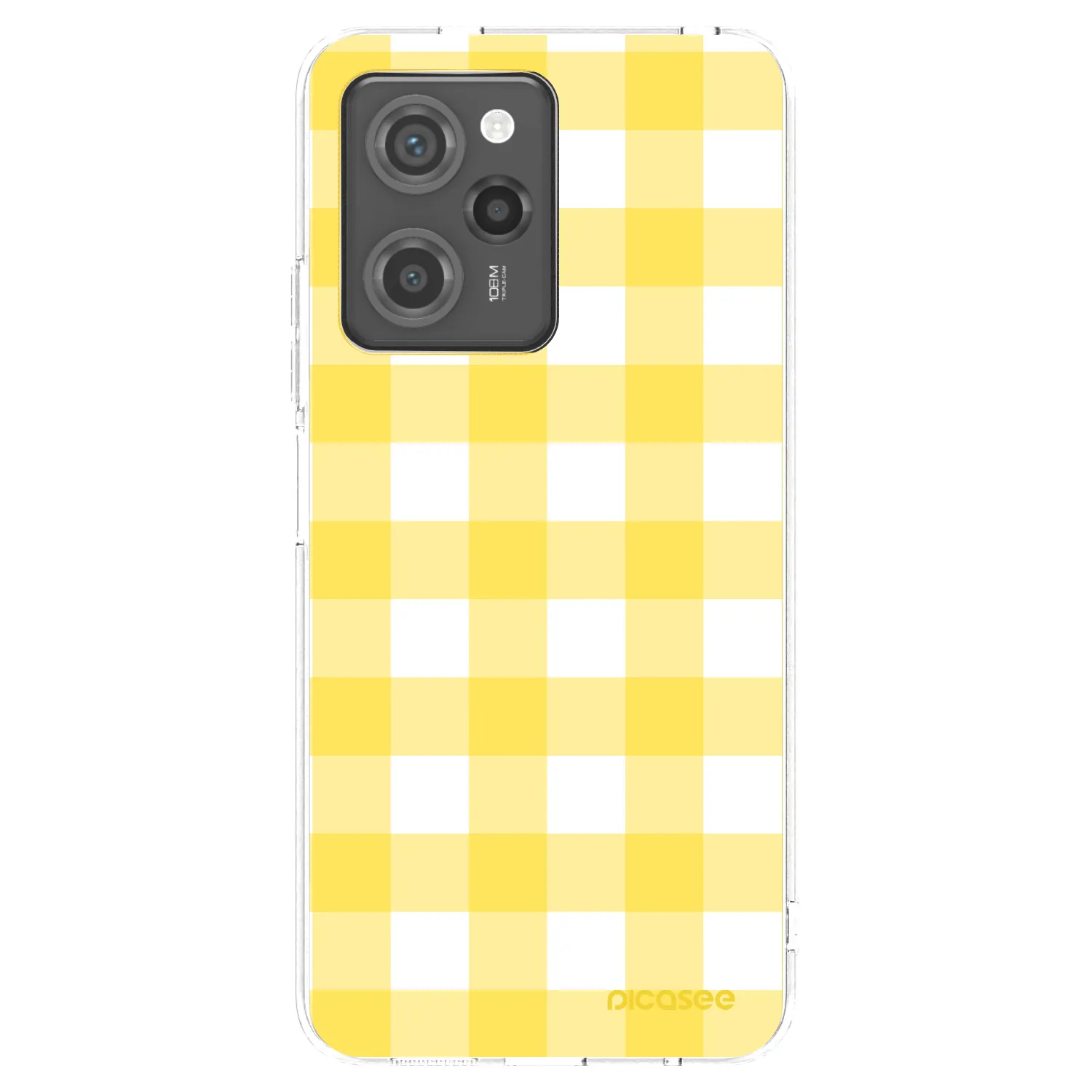 Picasee husă neagră din silicon pentru Xiaomi Poco X5 Pro - Gride lemon